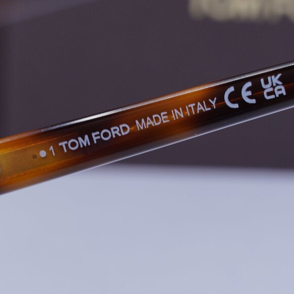 Tom Ford FT1175 53E Square Sunglasses – Blonde Havana/Brown - Picture 8 of 10